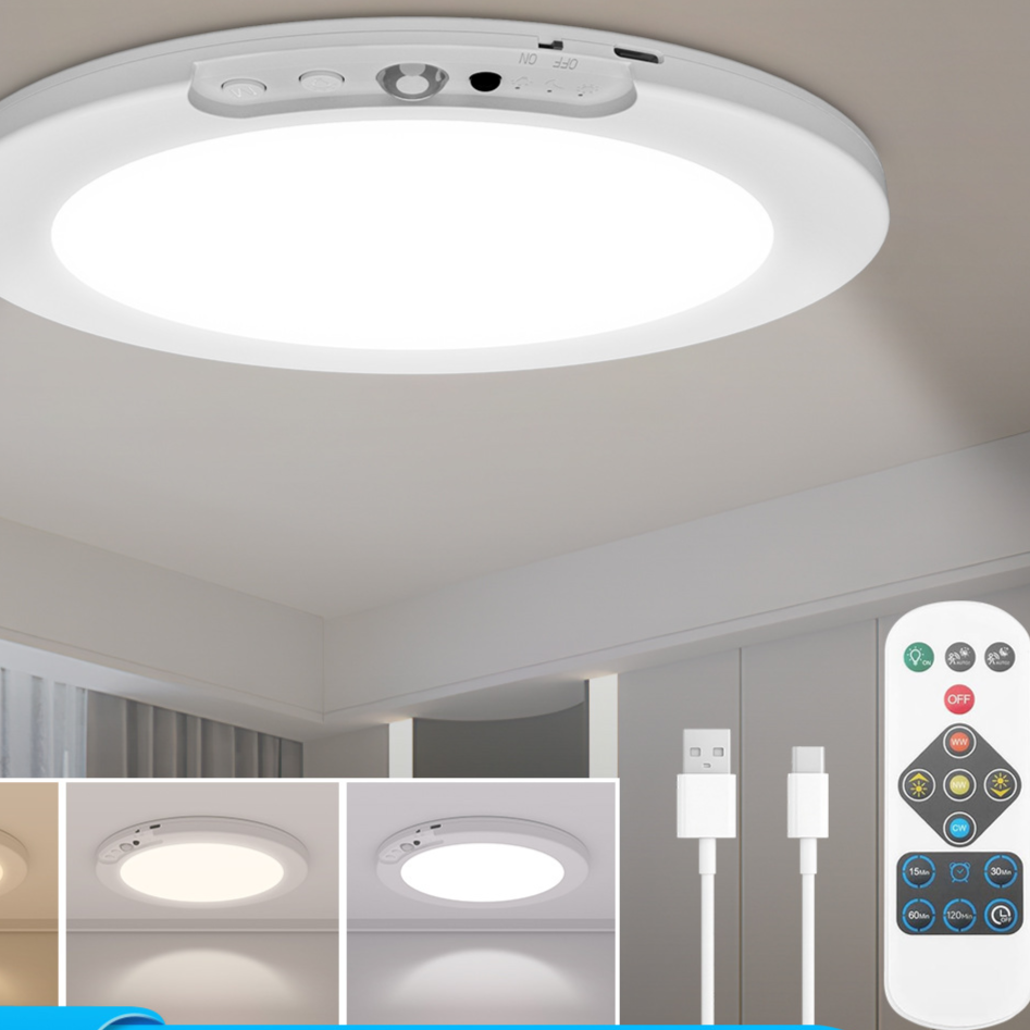 Rechargeable Motion Sensor Ceiling Light