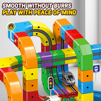 Children's Educational Electric Train Track Set