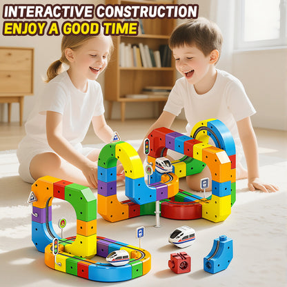 Children's Educational Electric Train Track Set