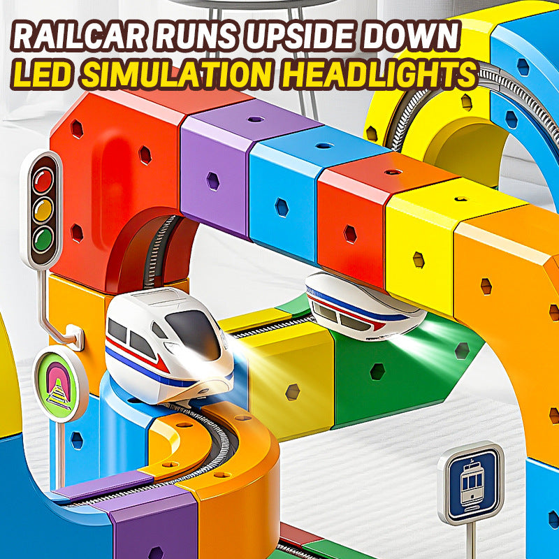 Children's Educational Electric Train Track Set