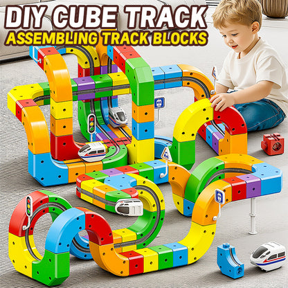 Children's Educational Electric Train Track Set